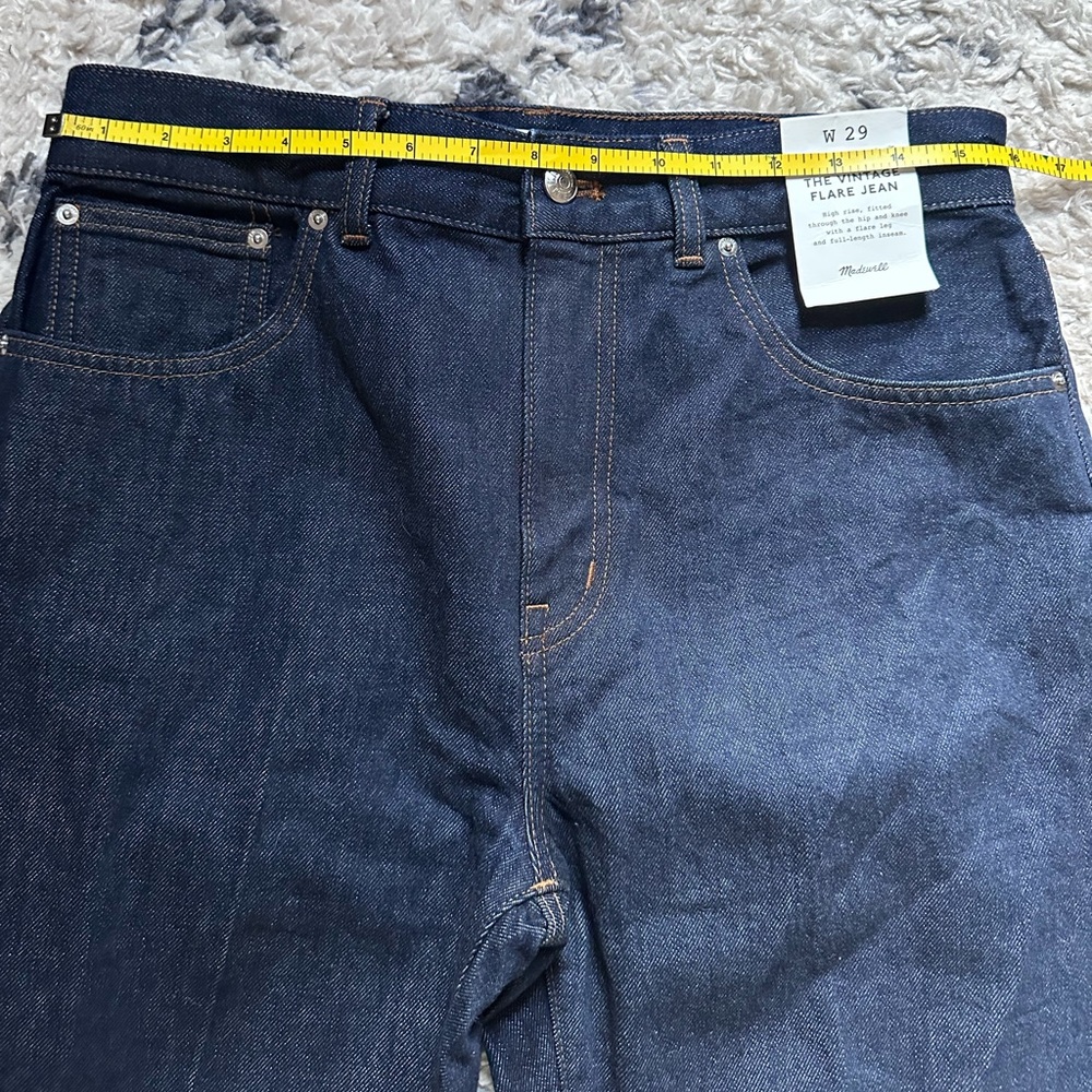 Madewell • NWT • Vintage Flare Jean in Rinse Wash - Picture 10 of 14